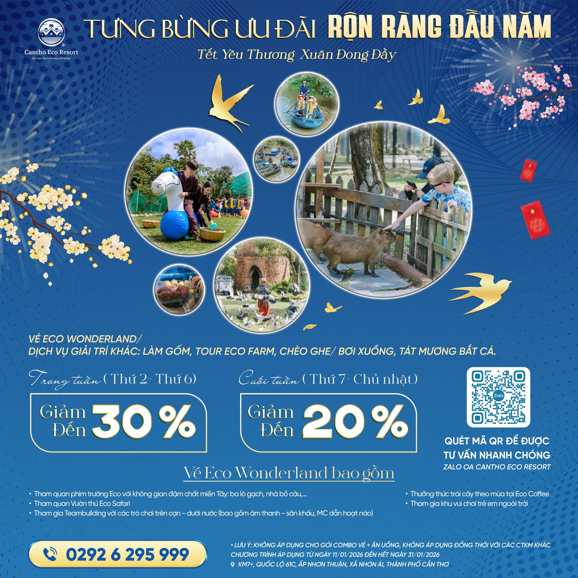 TƯNG BỪNG ƯU ĐÃI - RỘN RÀNG ĐẦU NĂM