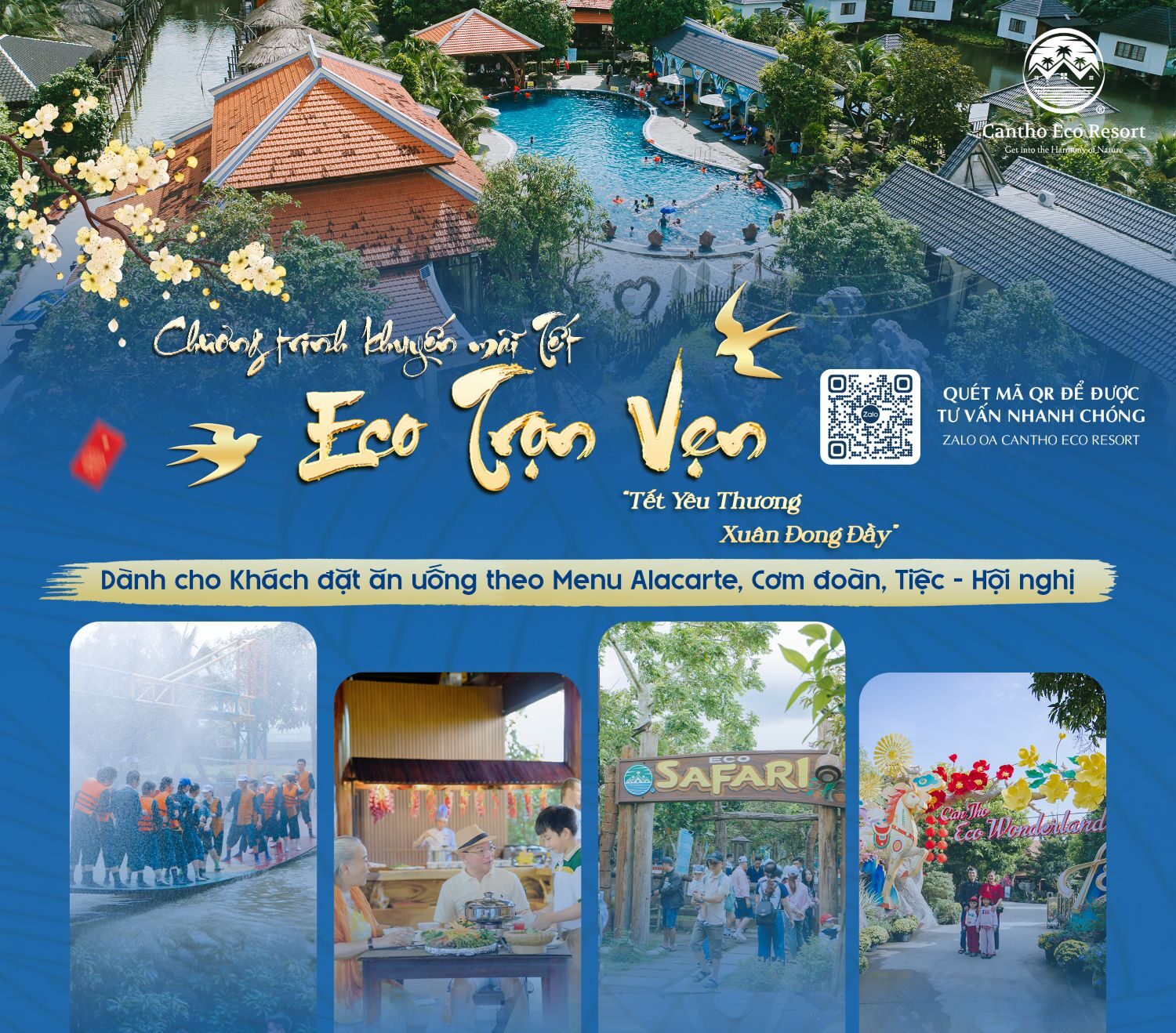 ĐÓN CHÀO BÍNH NGỌ 2026 - TẾT YÊU THƯƠNG, XUÂN ĐONG ĐẦY CÙNG LOẠT CHƯƠNG TRÌNH KHUYẾN MÃI TRỌN VẸN TẠI CANTHO ECO RESORT